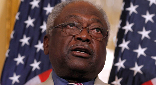 El Representante James Clyburn (D-SC) es el único afroamericano en el súper comité encargado con reducir el déficit. Hay una mujer y un latino. (AP/Pablo Martinez Monsivais)