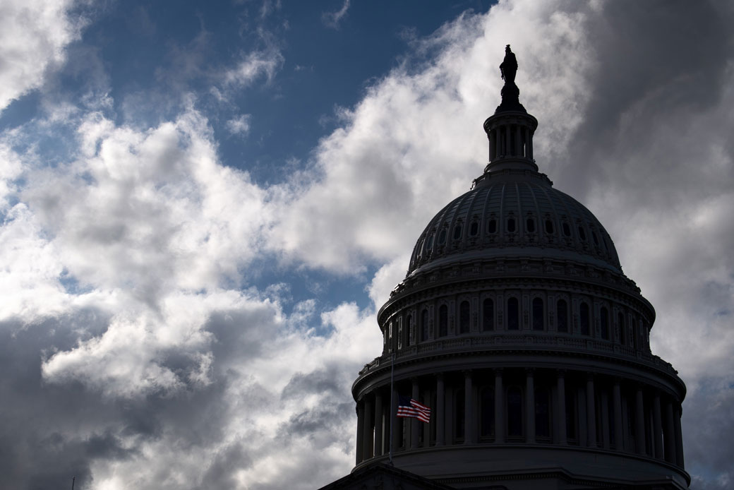 The U.S. Capitol is seen ahead of the partial government shutdown in Washington, D.C., December 2018. (Getty/Saul Loeb)