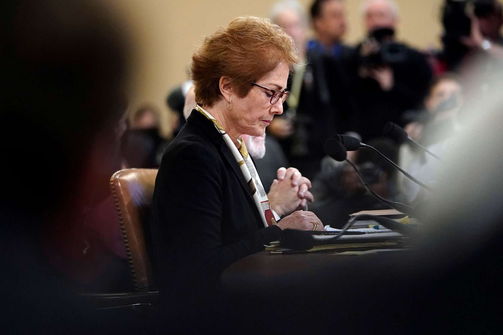 Then-Ambassador Yovanovitch testifies before Congress.