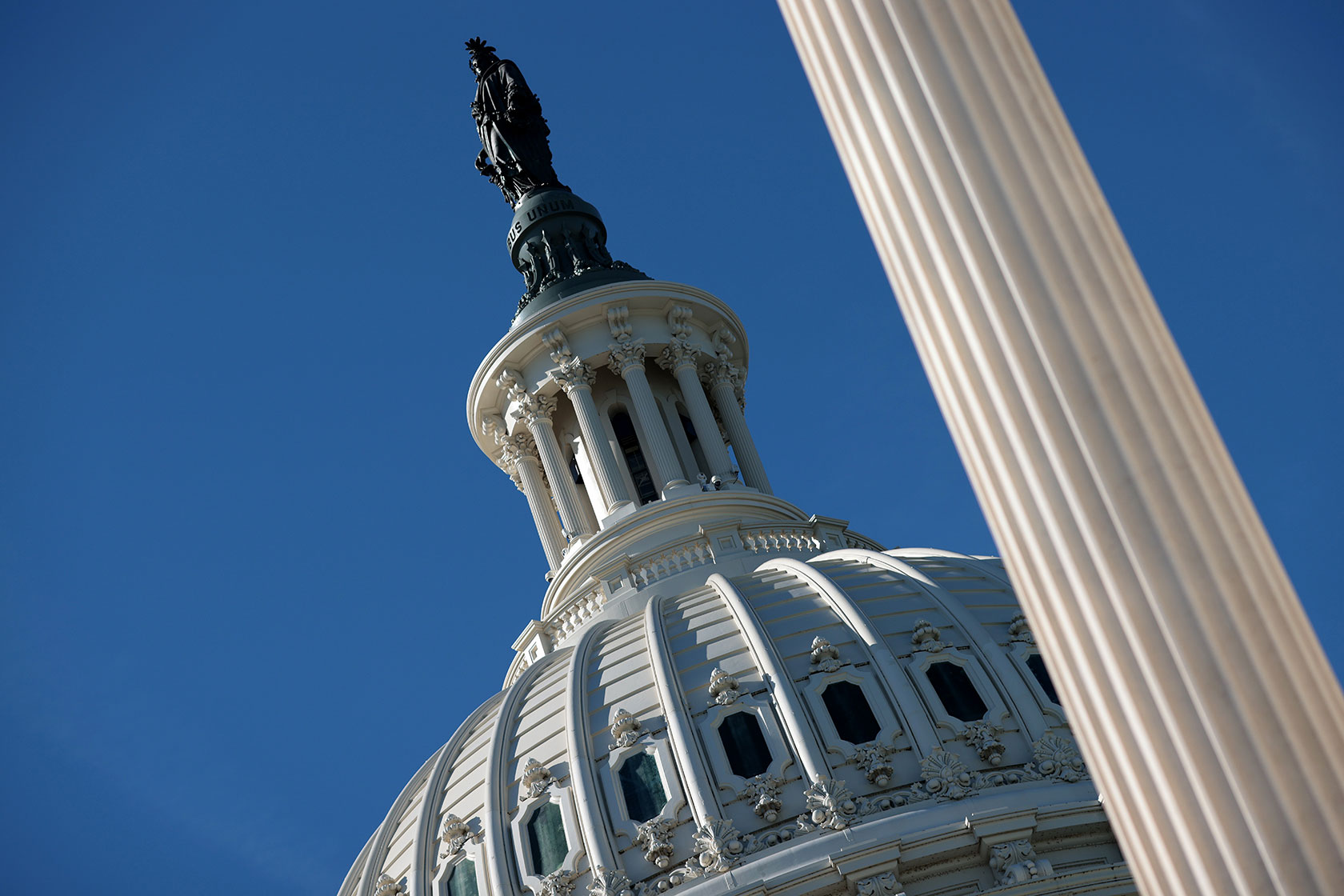 Top of the Capitol building