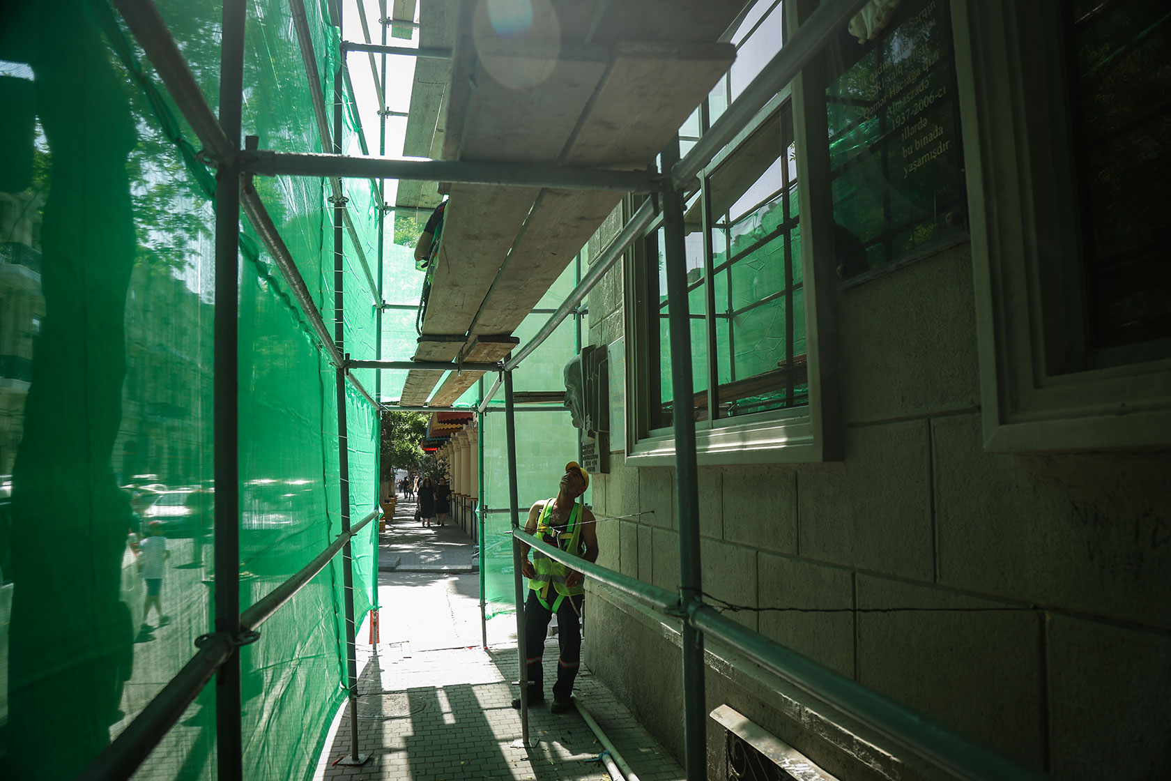 Construction worker onsite